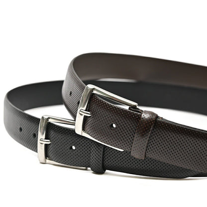 BARBA レザー100% スクエアバックルベルト｜435552-A-85｜GUARDAROBA MILANO OFFICIAL STORE