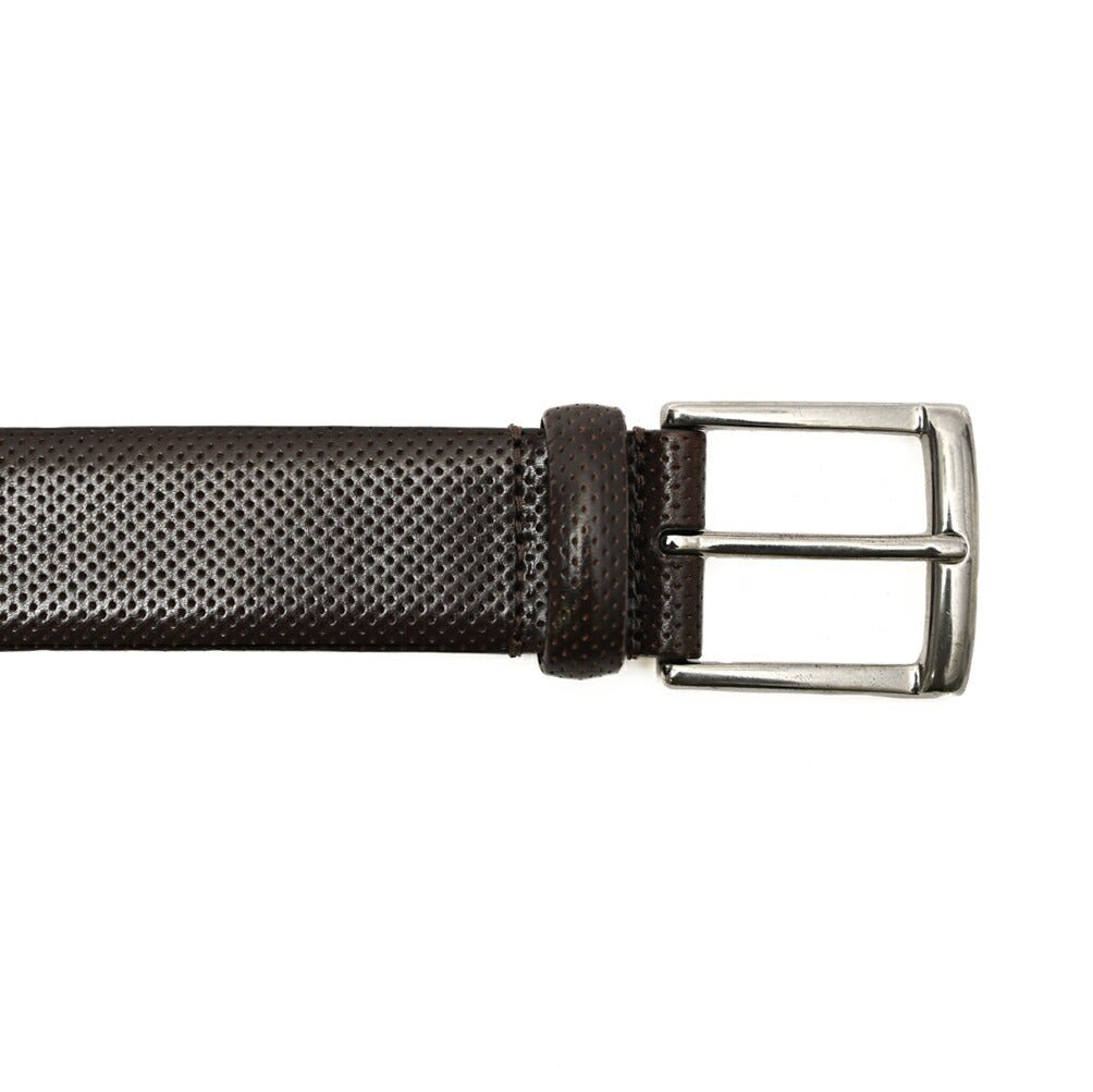 BARBA レザー100% スクエアバックルベルト｜435552-A-85｜GUARDAROBA MILANO OFFICIAL STORE