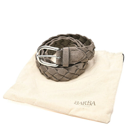 BARBA レザー100% スエード編み込みベルト｜435560-A-85｜GUARDAROBA MILANO OFFICIAL STORE