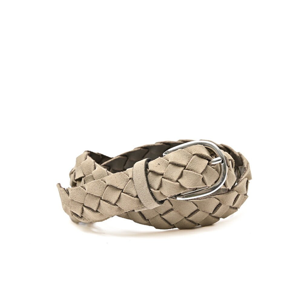 BARBA レザー100% スエード編み込みベルト｜435560-A-85｜GUARDAROBA MILANO OFFICIAL STORE