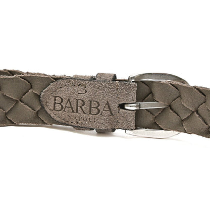 BARBA レザー100% スエード編み込みベルト｜435560-A-85｜GUARDAROBA MILANO OFFICIAL STORE