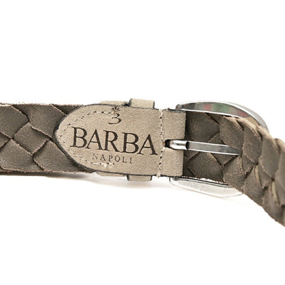 BARBA レザー100% スエード編み込みベルト｜435560-A-85｜GUARDAROBA MILANO OFFICIAL STORE