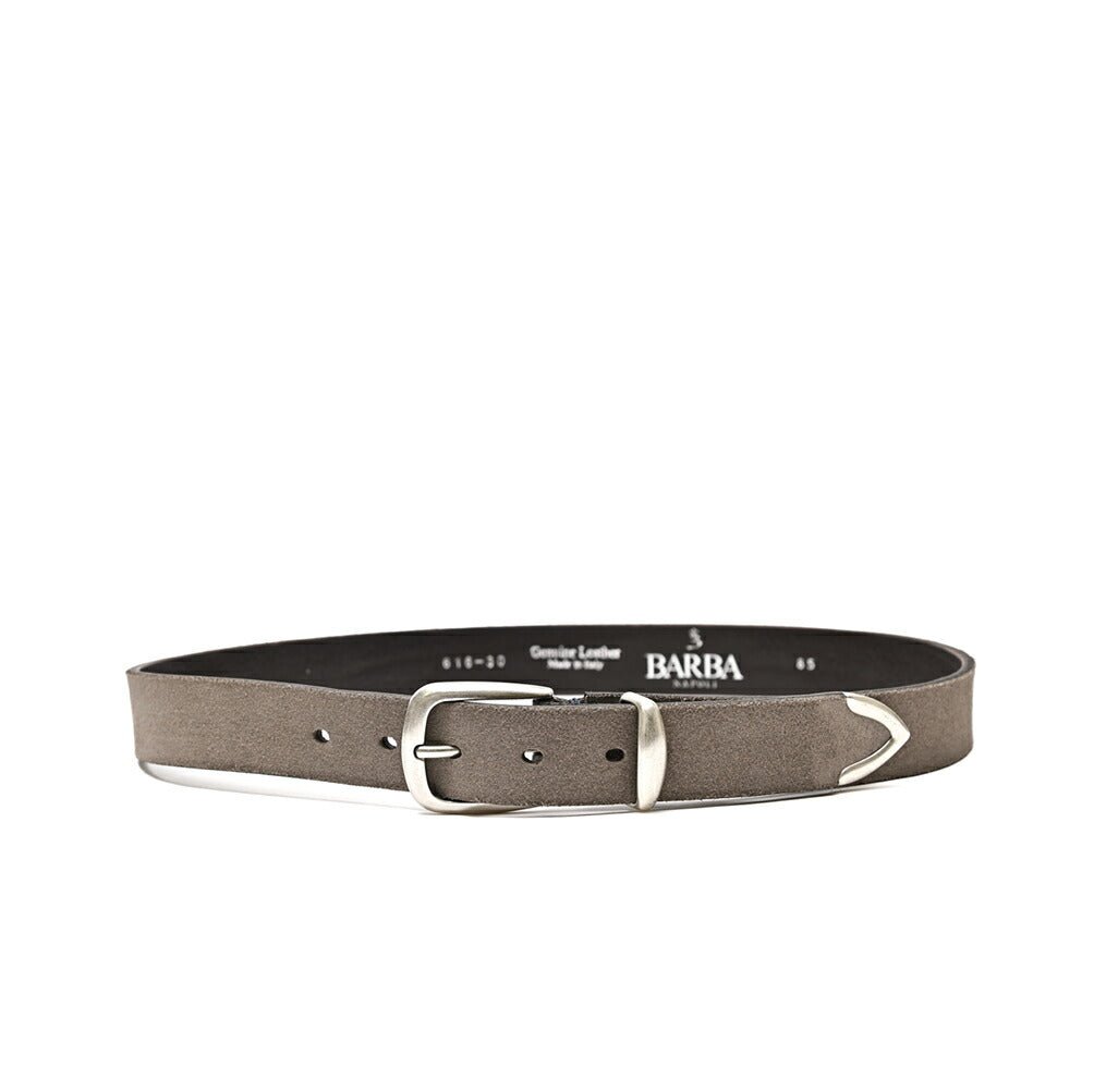 BARBA レザー100% スエードレザーベルト｜435569-A-85｜GUARDAROBA MILANO OFFICIAL STORE