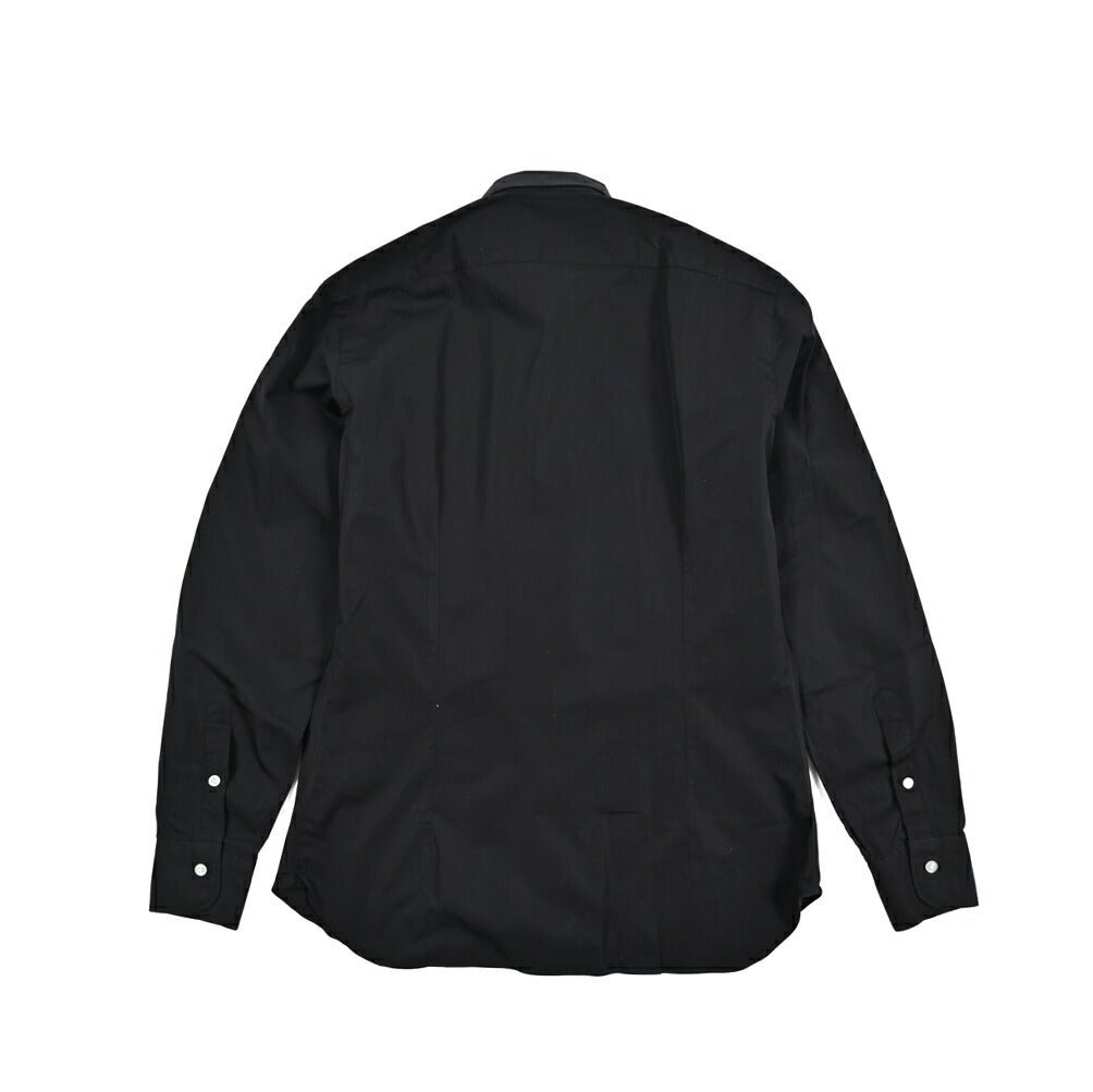 BARBA コットン100% スキッパーカラーシャツ 開襟シャツ｜435641｜GUARDAROBA MILANO OFFICIAL STORE