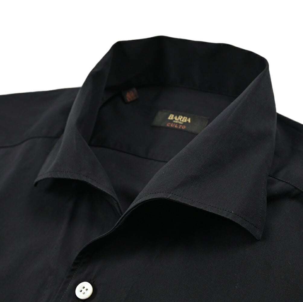 BARBA コットン100% スキッパーカラーシャツ 開襟シャツ｜435641｜GUARDAROBA MILANO OFFICIAL STORE