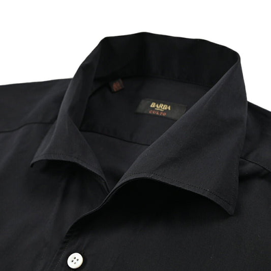 BARBA コットン100% スキッパーカラーシャツ 開襟シャツ｜435641｜GUARDAROBA MILANO OFFICIAL STORE