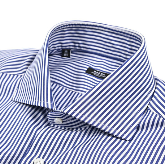 BARBA コットン100% ホリゾンタルカラーシャツ｜435735-39｜GUARDAROBA MILANO OFFICIAL STORE