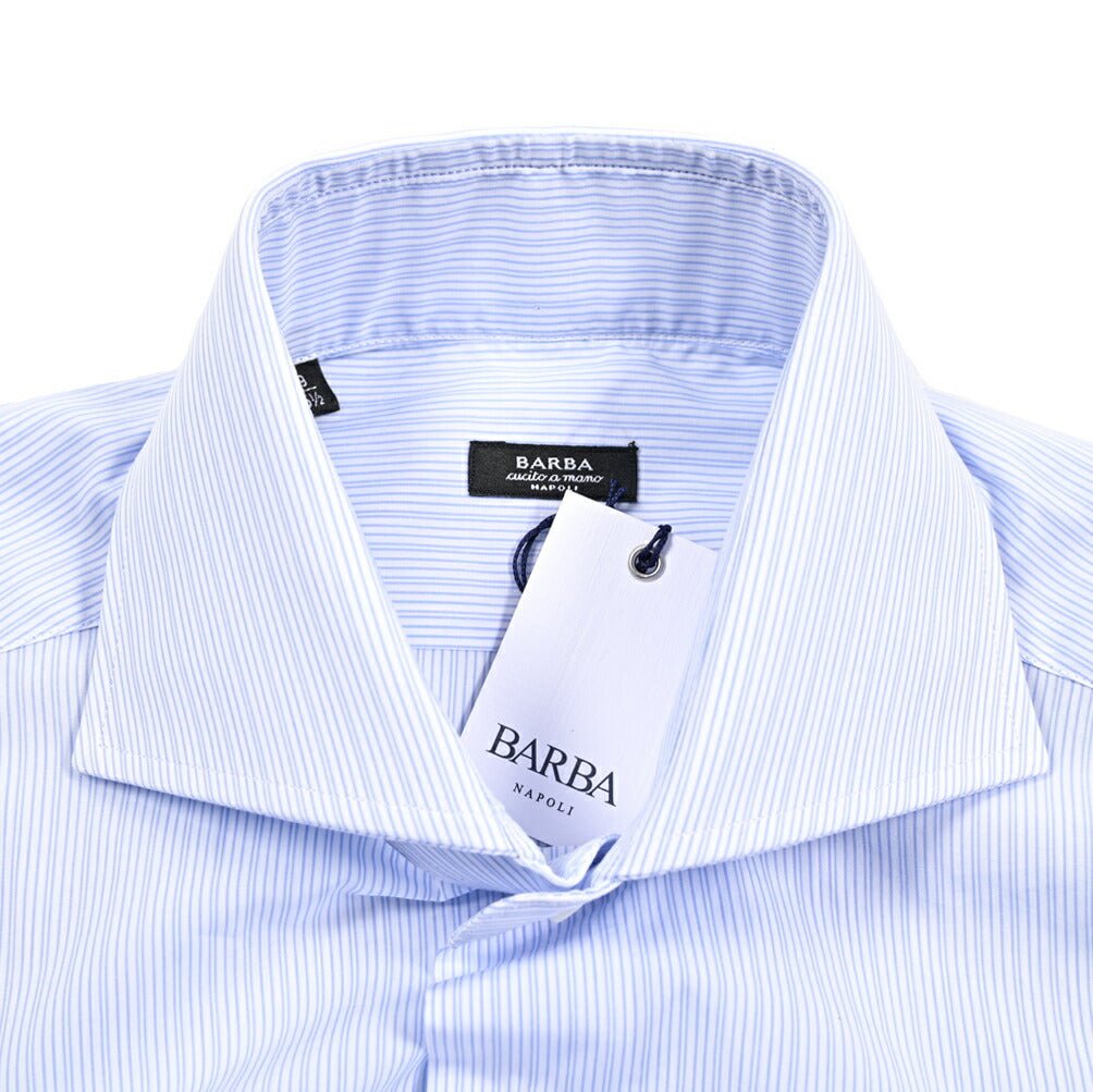 BARBA コットン100% ホリゾンタルカラーシャツ(カッタウェイ)｜435747｜GUARDAROBA MILANO OFFICIAL STORE