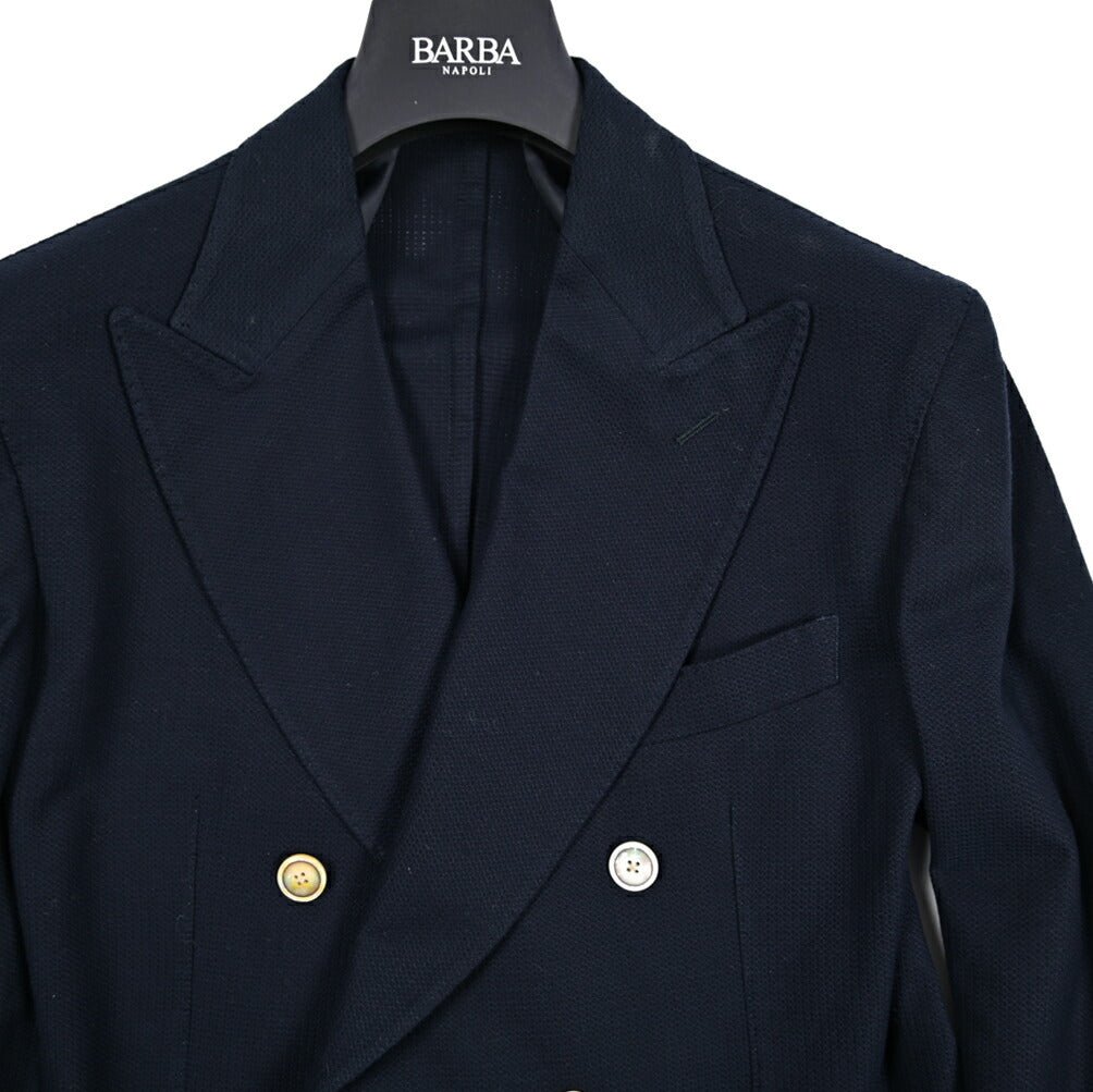 BARBA コットン100% 6Bダブルブレストテーラードジャケット / DYNAMIC｜434116-48｜GUARDAROBA MILANO OFFICIAL STORE