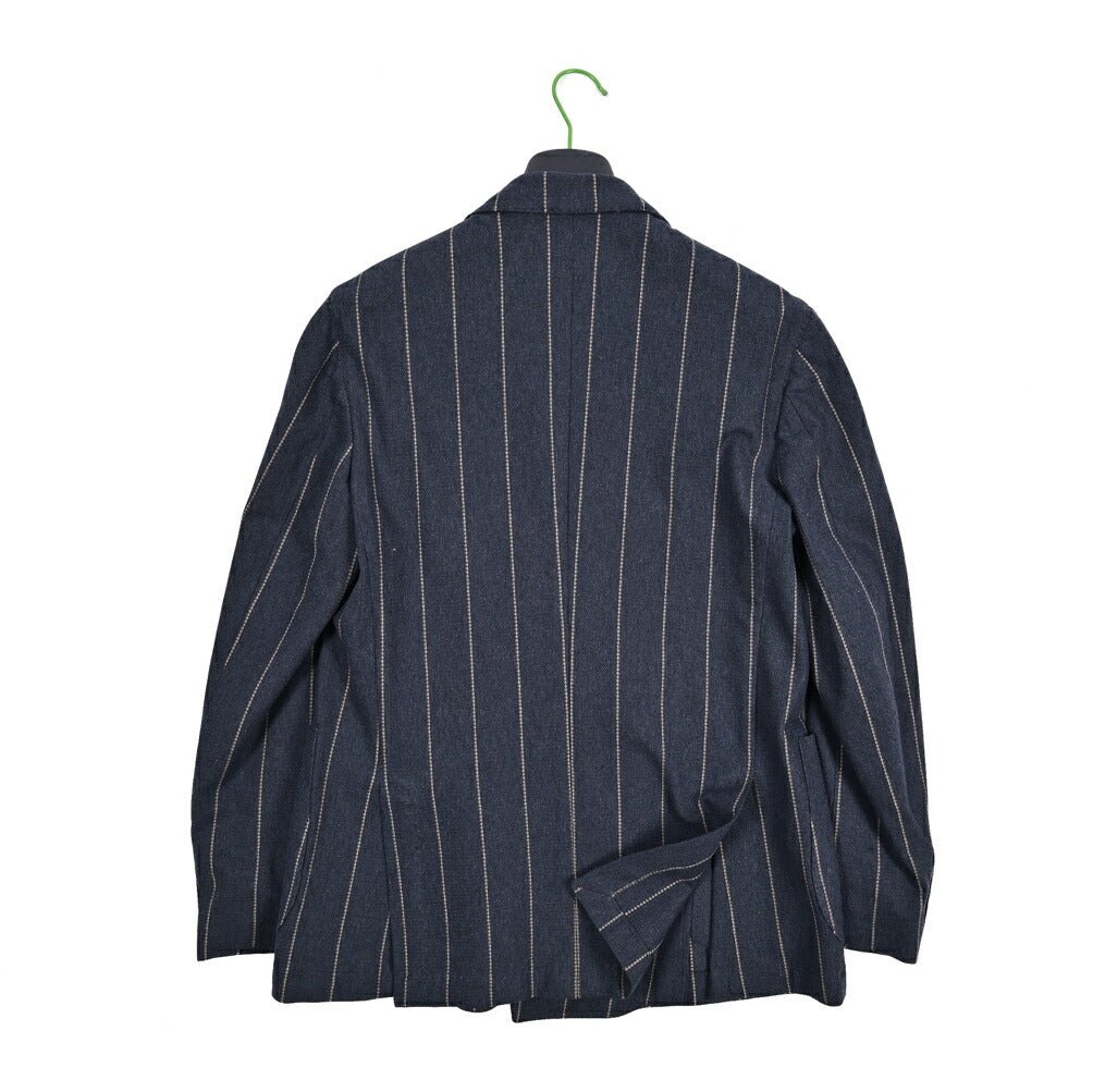 又*7様 BARBA ネイビー テーラードジャケット　46サイズ　バルバ SALE｜BARBA バルバ / JACKET JIMMY リネン100% 段返り3Bシングル