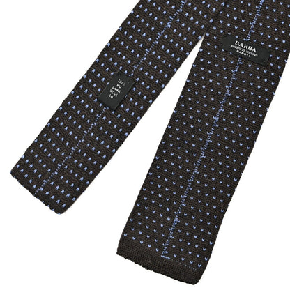 BARBA ウール100% ピンドット柄ネクタイ ニットタイ / cucito a mano 手縫い仕立て｜428513｜GUARDAROBA MILANO OFFICIAL STORE