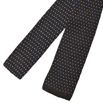 BARBA ウール100% ピンドット柄ネクタイ ニットタイ / cucito a mano 手縫い仕立て｜428513｜GUARDAROBA MILANO OFFICIAL STORE