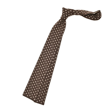 BARBA カシミヤ100% 小紋柄ネクタイ ニットタイ / cucito a mano 手縫い仕立て｜428517｜GUARDAROBA MILANO OFFICIAL STORE