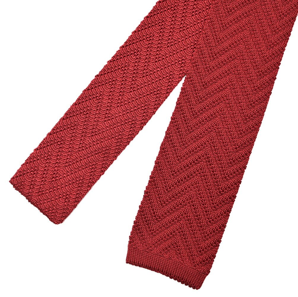 BARBA シルク100% ヘリンボーン柄ネクタイ ニットタイ / cucito a mano 手縫い仕立て｜428520｜GUARDAROBA MILANO OFFICIAL STORE