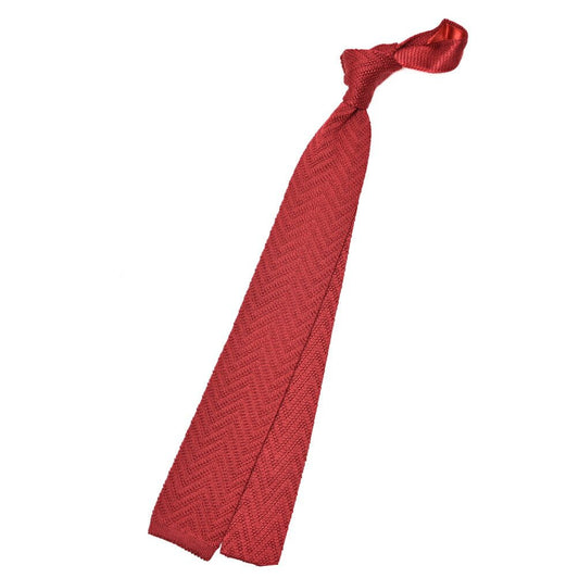 BARBA シルク100% ヘリンボーン柄ネクタイ ニットタイ / cucito a mano 手縫い仕立て｜428520｜GUARDAROBA MILANO OFFICIAL STORE