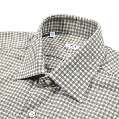 BARBA コットン100% セミワイドカラーシャツ / cucito a mano 手縫い仕立て｜435716｜GUARDAROBA MILANO OFFICIAL STORE