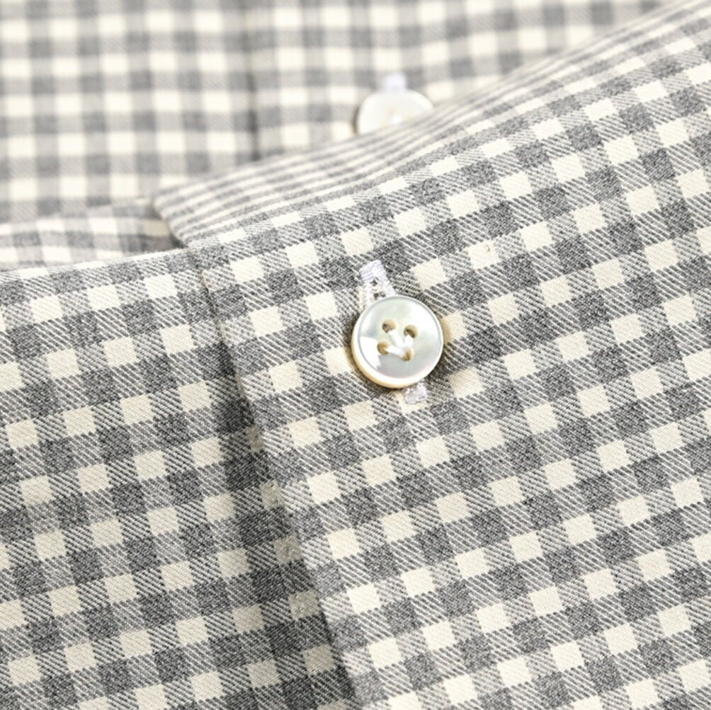 BARBA コットン100% セミワイドカラーシャツ / cucito a mano 手縫い仕立て｜435716｜GUARDAROBA MILANO OFFICIAL STORE