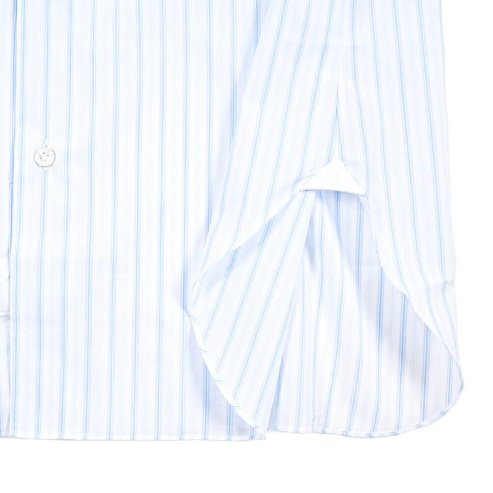 BARBA コットン100% ホリゾンタルカラーシャツ / cucito a mano 手縫い仕立て｜435750｜GUARDAROBA MILANO OFFICIAL STORE