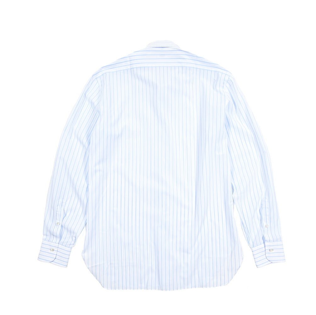 BARBA コットン100% ホリゾンタルカラーシャツ / cucito a mano 手縫い仕立て｜435750｜GUARDAROBA MILANO OFFICIAL STORE