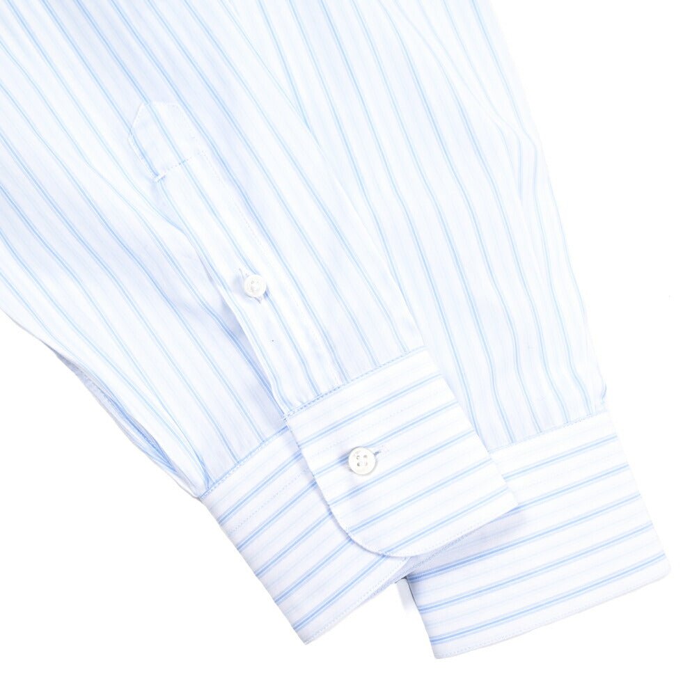 BARBA コットン100% ホリゾンタルカラーシャツ / cucito a mano 手縫い仕立て｜435750｜GUARDAROBA MILANO OFFICIAL STORE