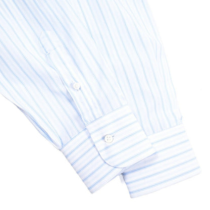 BARBA コットン100% ホリゾンタルカラーシャツ / cucito a mano 手縫い仕立て｜435750｜GUARDAROBA MILANO OFFICIAL STORE