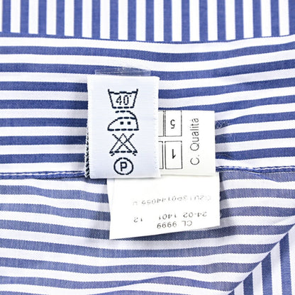 BARBA コットン100% ホリゾンタルカラーシャツ / cucito a mano 手縫い仕立て｜435753｜GUARDAROBA MILANO OFFICIAL STORE