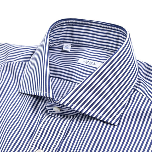 BARBA コットン100% ホリゾンタルカラーシャツ / cucito a mano 手縫い仕立て｜435753｜GUARDAROBA MILANO OFFICIAL STORE