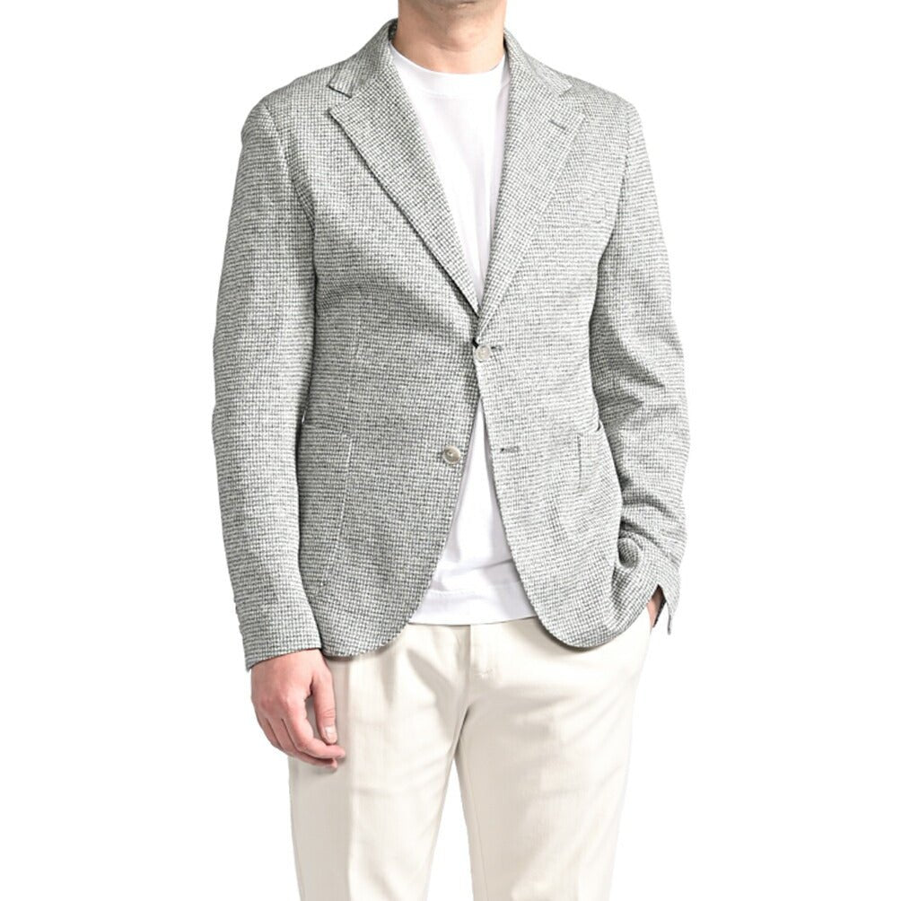 BARBA リネンコットン 2Bシングルテーラードジャケット / DYNAMIC｜434145-48｜GUARDAROBA MILANO OFFICIAL STORE