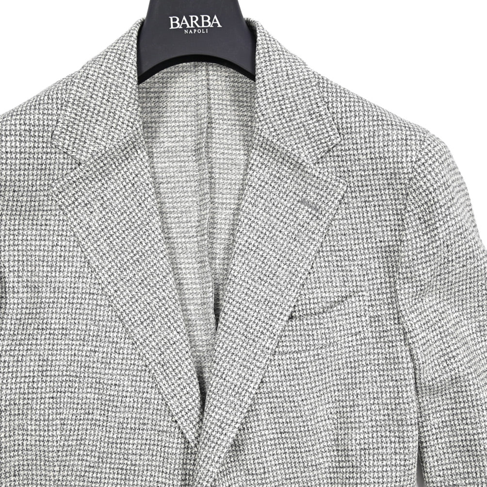 【新品未使用】BARBA（バルバ）」コットンリネンシングルジャケット SALE｜BARBA バルバ / JACKET JIMMY リネン100% 段返り3Bシングル