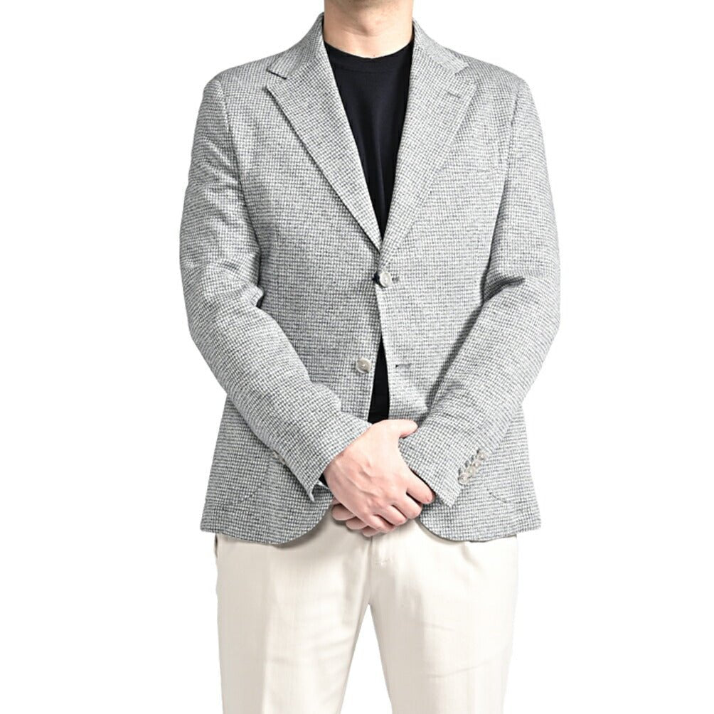 SALE｜BARBA バルバ / DYNAMIC リネンコットン 2Bシングルテーラード
