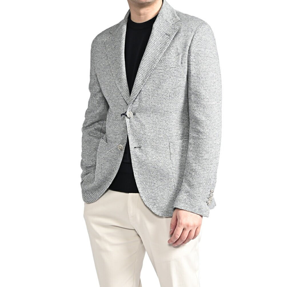 BARBA Napoli DYNAMIC コットンリネン シングルジャケット SALE｜BARBA バルバ / DYNAMIC リネンコットン 2Bシングルテーラード