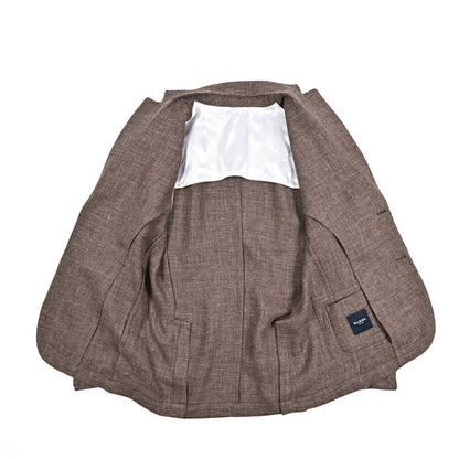 BARBA ウール混リネン 2Bシングルテーラードジャケット / EASY J MONO｜434101-48｜GUARDAROBA MILANO OFFICIAL STORE