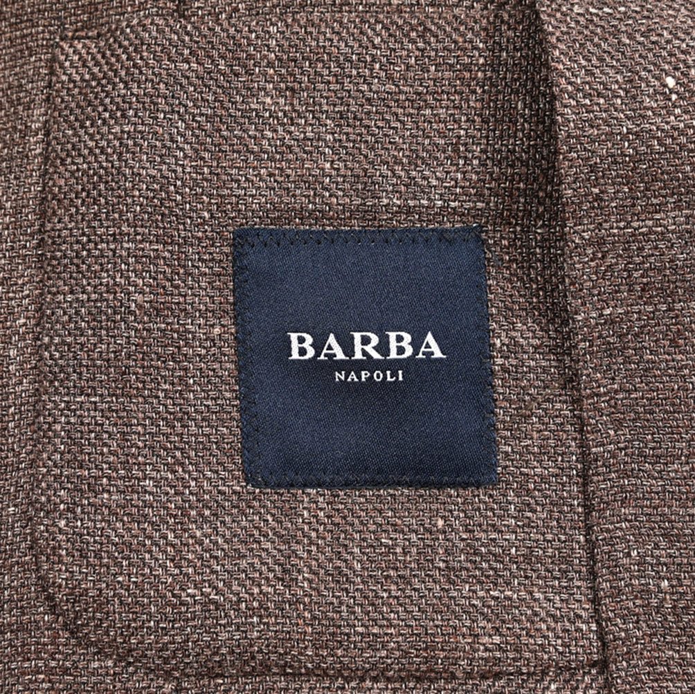 BARBA ウール混リネン 2Bシングルテーラードジャケット / EASY J MONO｜434101-48｜GUARDAROBA MILANO OFFICIAL STORE