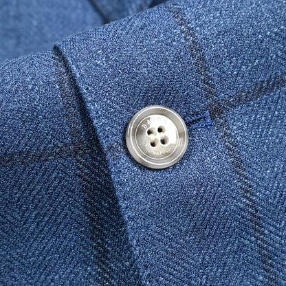 BARBA シルクリネン混ウール 2Bシングルテーラードジャケット / EASY J MONO｜434173｜GUARDAROBA MILANO OFFICIAL STORE