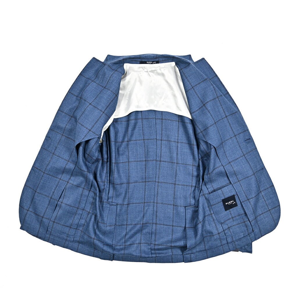 BARBA シルクリネン混ウール 2Bシングルテーラードジャケット / EASY J MONO｜434173｜GUARDAROBA MILANO OFFICIAL STORE