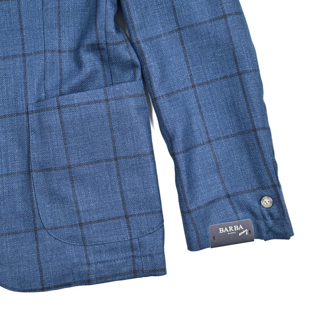 SALE｜BARBA バルバ / EASY J MONO シルクリネン混ウール 2Bシングル