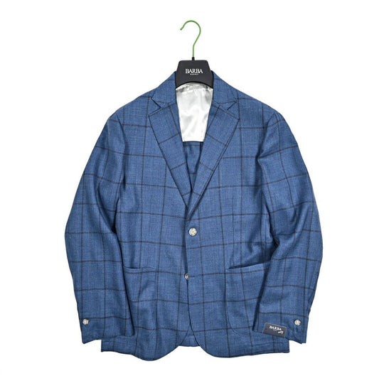 BARBA シルクリネン混ウール 2Bシングルテーラードジャケット / EASY J MONO｜434173｜GUARDAROBA MILANO OFFICIAL STORE