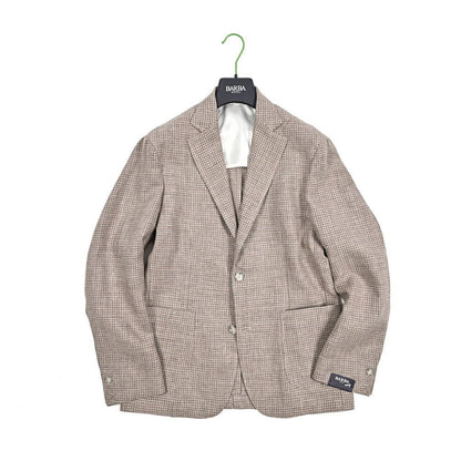 BARBA ウール混リネン 2Bシングルテーラードジャケット / EASY J MONO｜434191｜GUARDAROBA MILANO OFFICIAL STORE