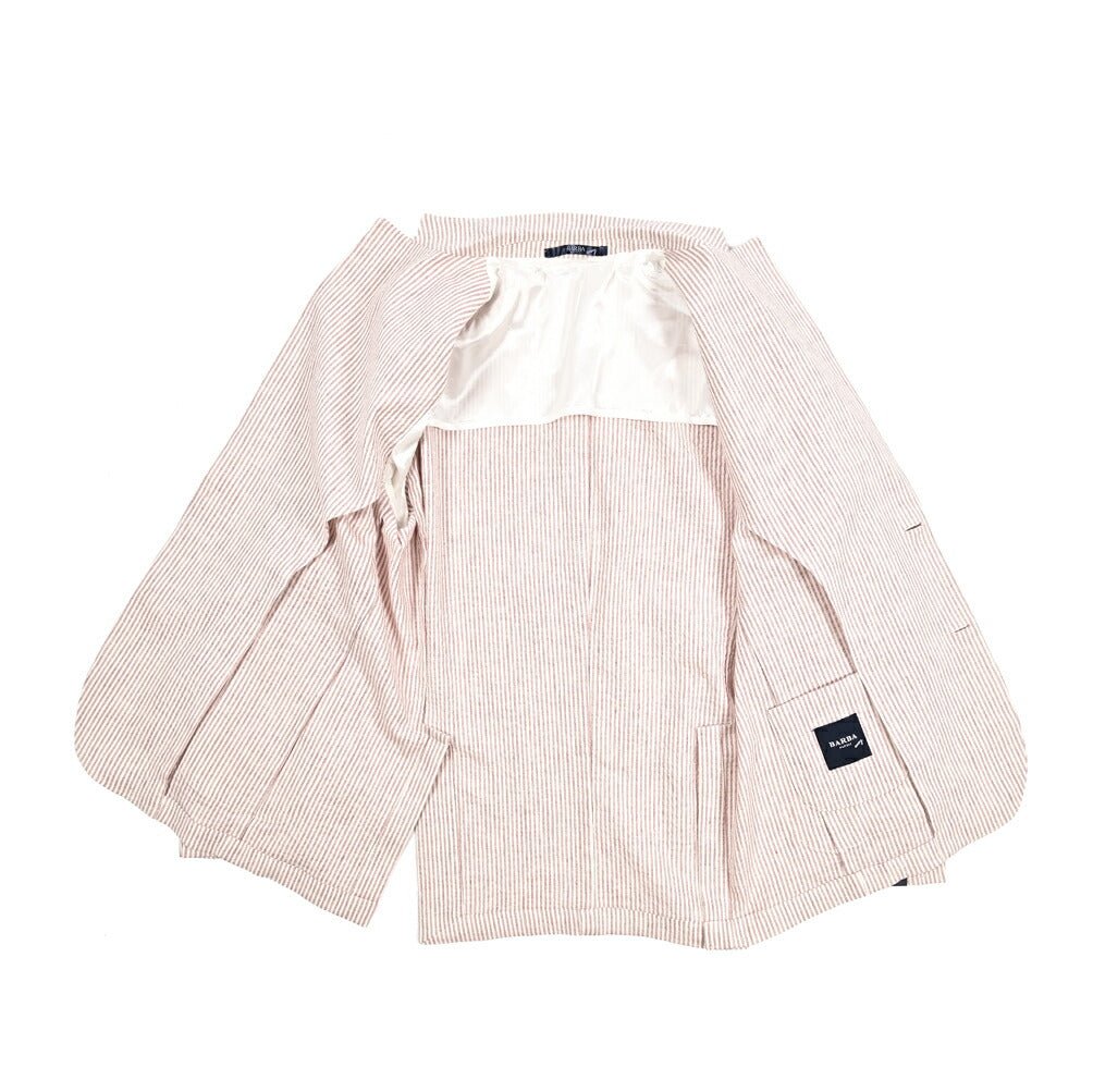 BARBA ストレッチリネン 2Bシングルテーラードジャケット / EASY J MONO｜434214-50｜GUARDAROBA MILANO OFFICIAL STORE