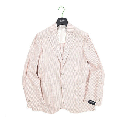 BARBA ストレッチリネン 2Bシングルテーラードジャケット / EASY J MONO｜434214-50｜GUARDAROBA MILANO OFFICIAL STORE