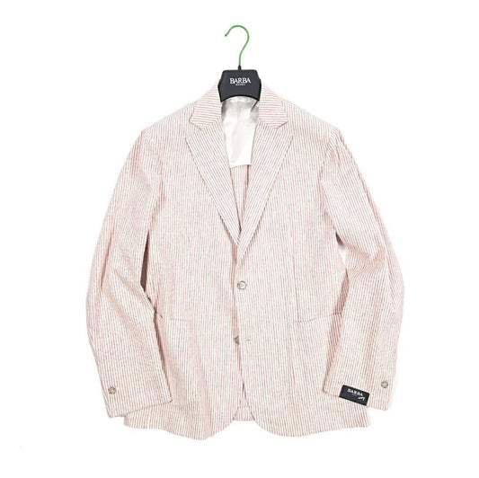BARBA ストレッチリネン 2Bシングルテーラードジャケット / EASY J MONO｜434214-50｜GUARDAROBA MILANO OFFICIAL STORE