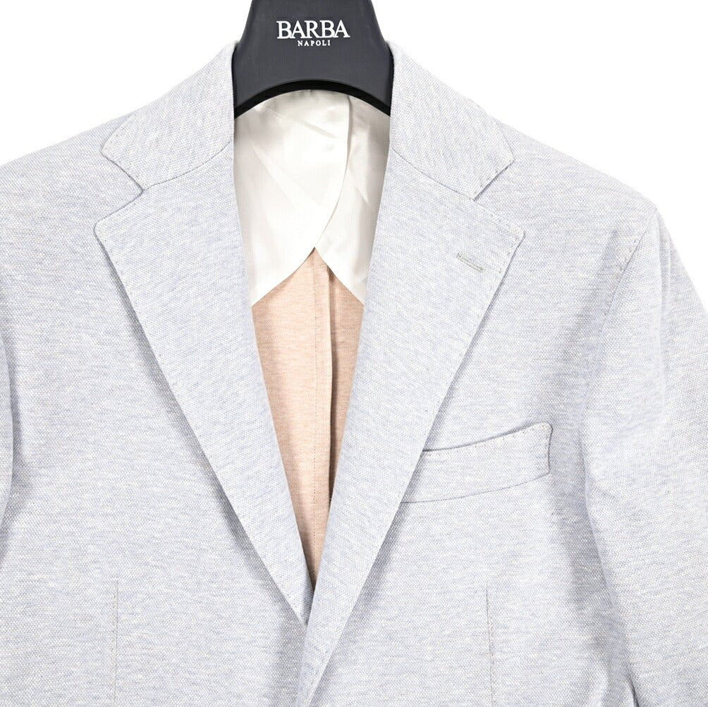 BARBA リネン混コットン 2Bシングルテーラードジャケット / JACKET ACTIVE DP U｜434231｜GUARDAROBA MILANO OFFICIAL STORE