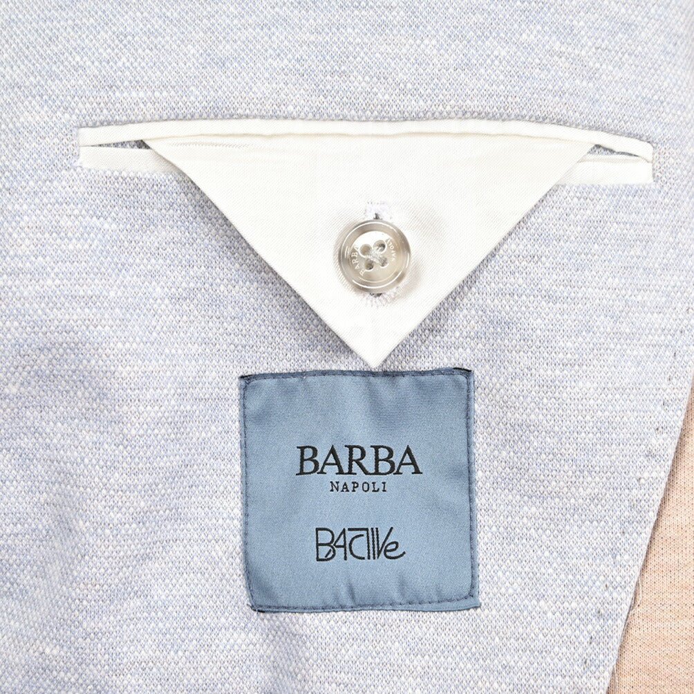 BARBA リネン混コットン 2Bシングルテーラードジャケット / JACKET ACTIVE DP U｜434231｜GUARDAROBA MILANO OFFICIAL STORE