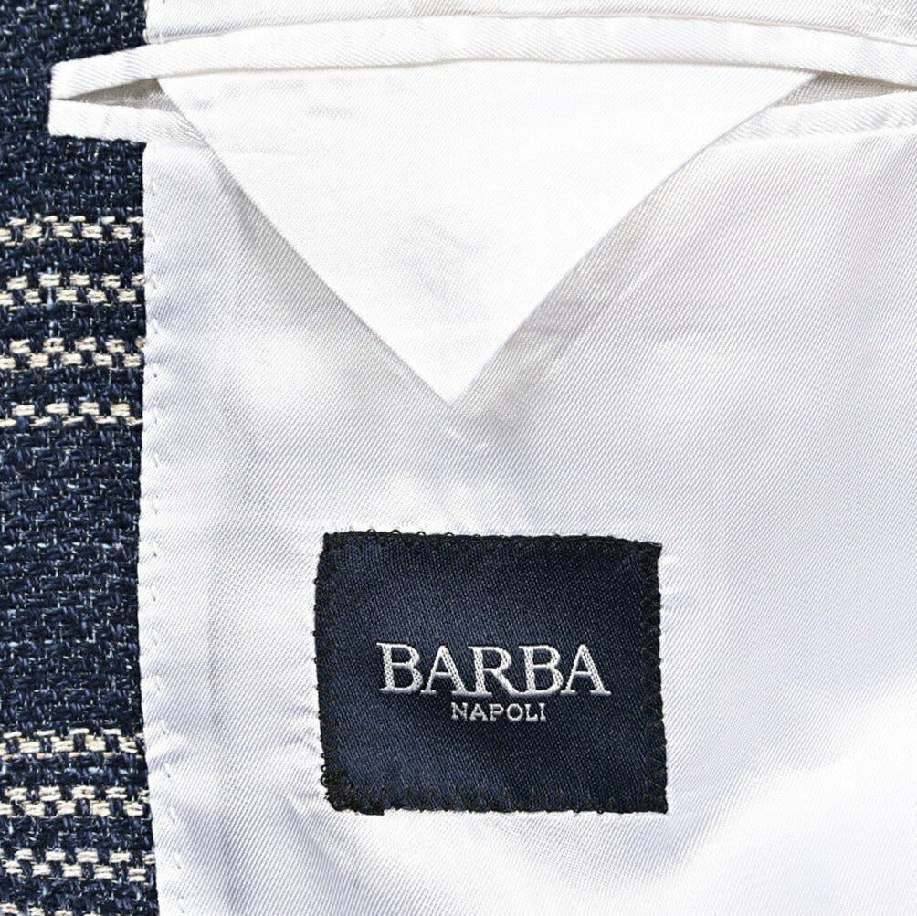 BARBA シルク混リネン 2Bシングルテーラードジャケット / JACKET JIM2｜434141-48｜GUARDAROBA MILANO OFFICIAL STORE