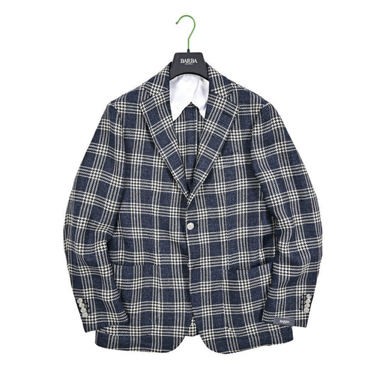 BARBA シルク混リネン 2Bシングルテーラードジャケット / JACKET JIM2｜434141-48｜GUARDAROBA MILANO OFFICIAL STORE