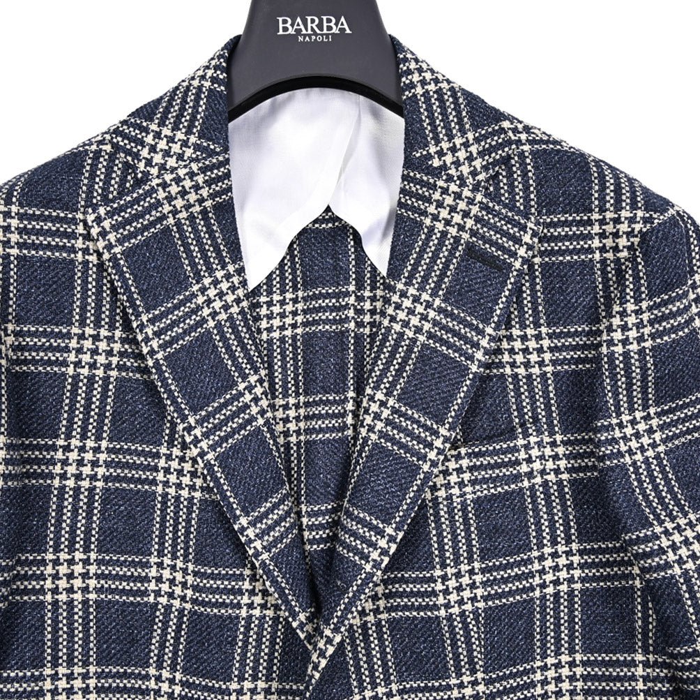 新品【バルバ 】 シルク混 EASY ロロピアーナ 2Bジャケット 50(L) BARBA（バルバ） 【SALE】バルバ BARBA ／ 25SS Loro Pianaウール