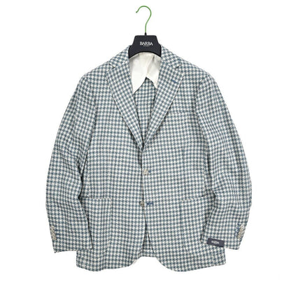 BARBA リネン混ヴァージンウール 2Bシングルテーラードジャケット / JACKET JIM2｜434200-48｜GUARDAROBA MILANO OFFICIAL STORE