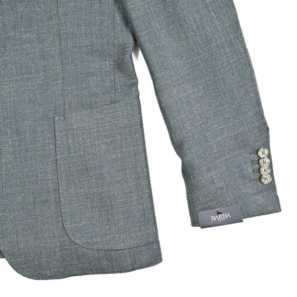 BARBA リネン混ヴァージンウール 2Bシングルテーラードジャケット / JACKET JIM2｜434209-48｜GUARDAROBA MILANO OFFICIAL STORE