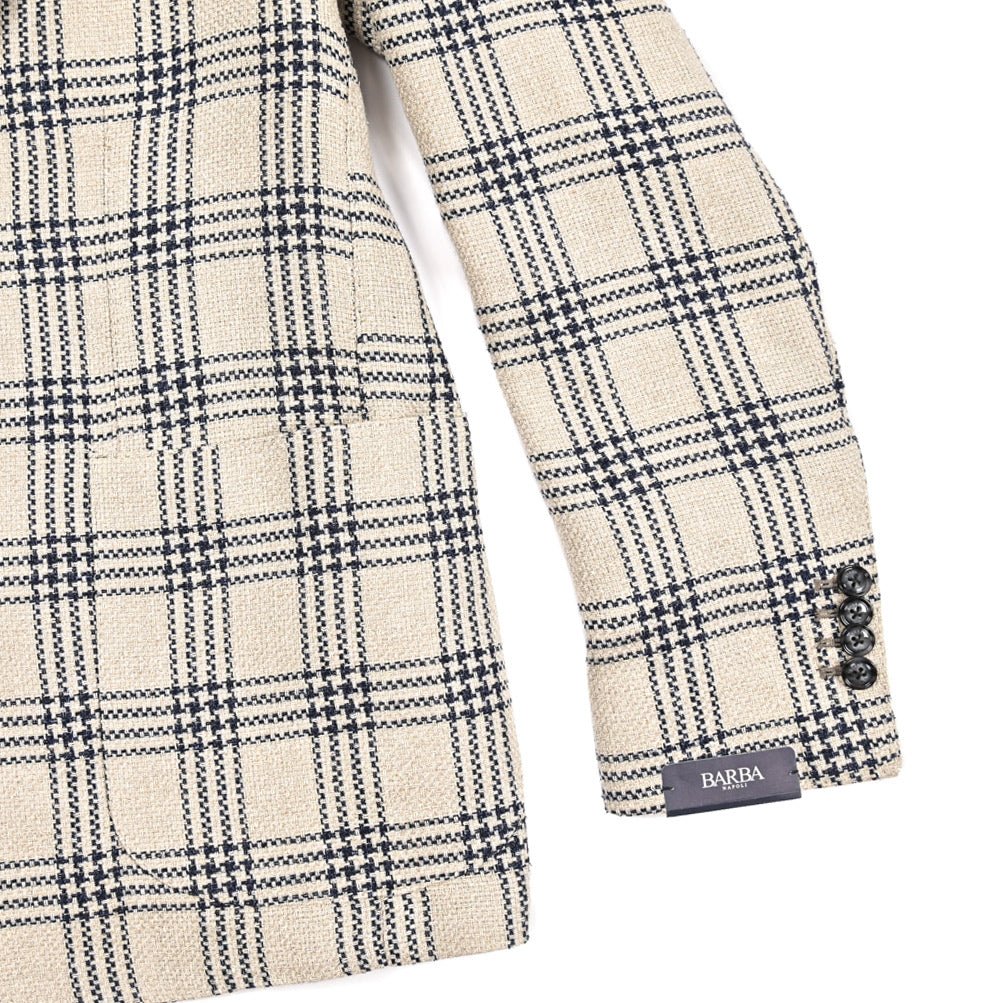 BARBA シルク混リネン 2Bシングルテーラードジャケット / JACKET JIM2｜434235｜GUARDAROBA MILANO OFFICIAL STORE