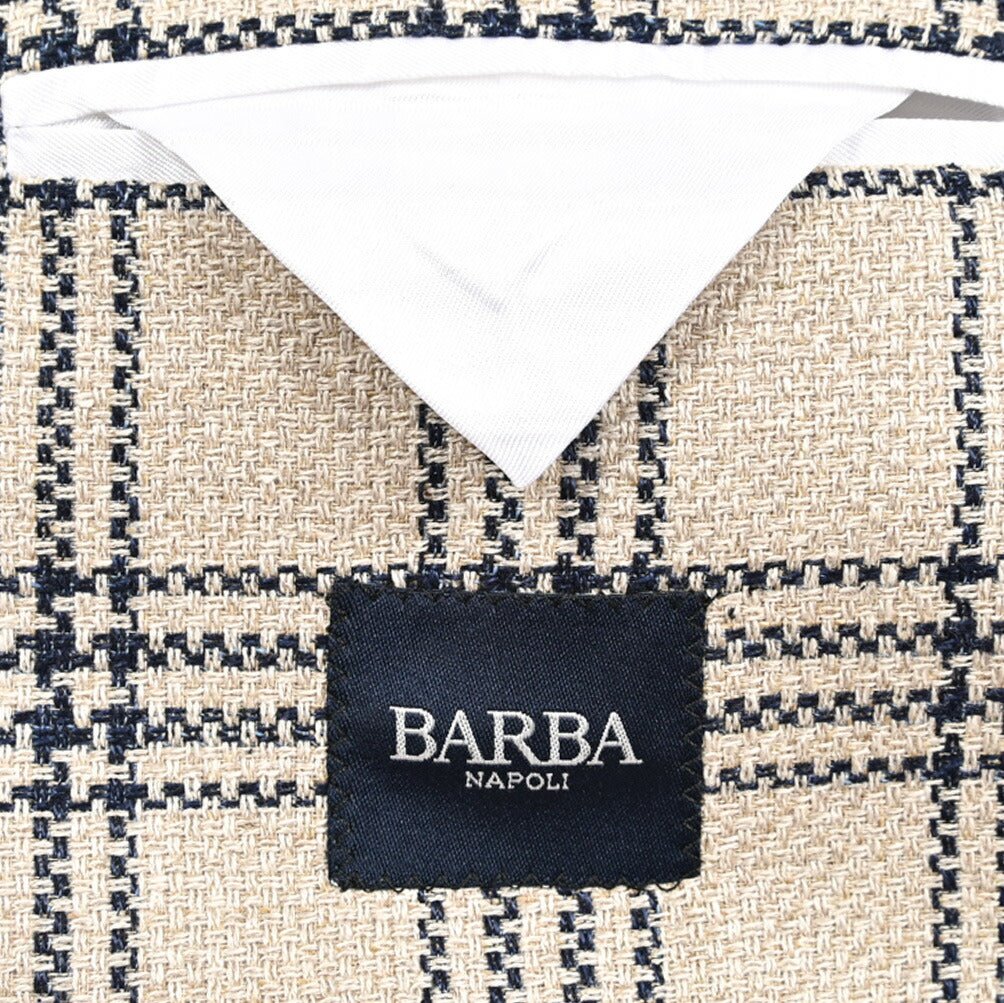 BARBA シルク混リネン 2Bシングルテーラードジャケット / JACKET JIM2｜434235｜GUARDAROBA MILANO OFFICIAL STORE
